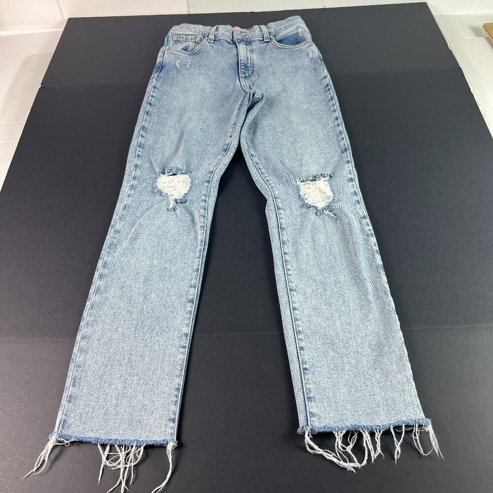 Revice Jean Women 26x27 Uptown Rising Star High Rise Blue Back Seam Denim Tag 26